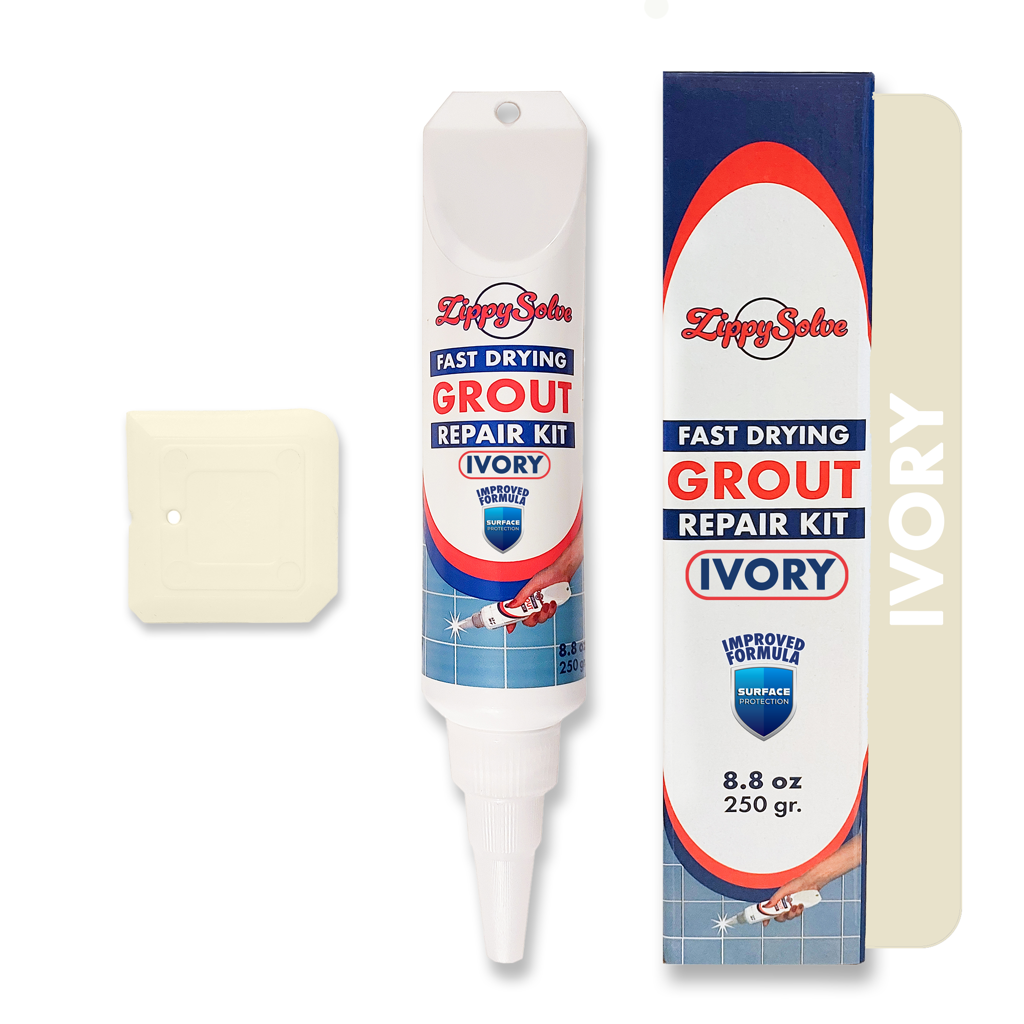Ivory Tile Grout Repair Kit